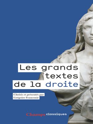 cover image of Les grands textes de la droite